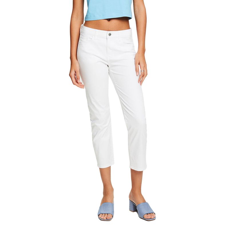 ESPRIT Pantalón Capri Tiro Medio Mujer Esprit