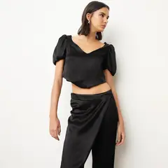 BASEMENT - Blusa Manga Corta Mujer Por Fran Larrain