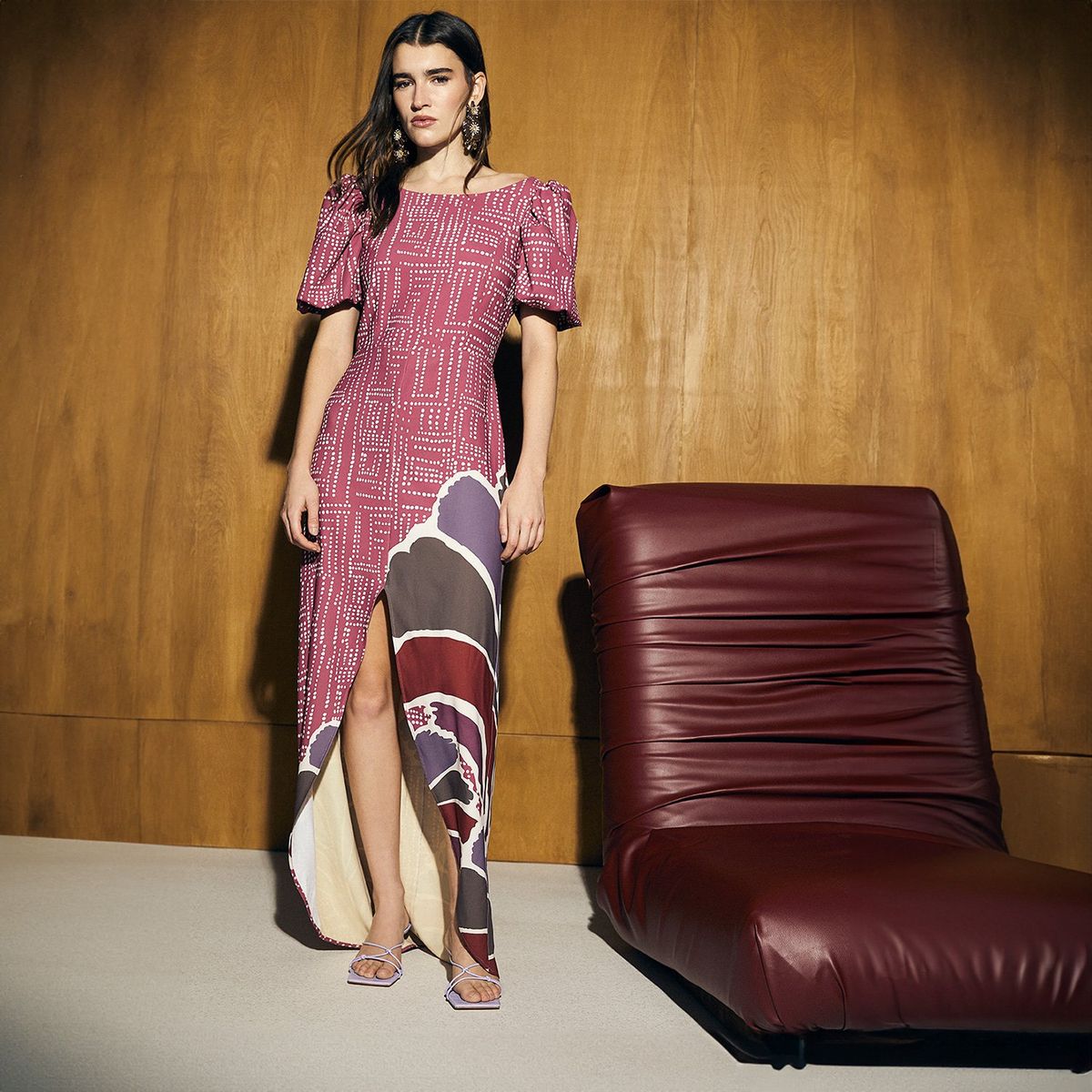 BASEMENT - Vestido Largo Fiesta Mujer Basement Por Fran Larrain