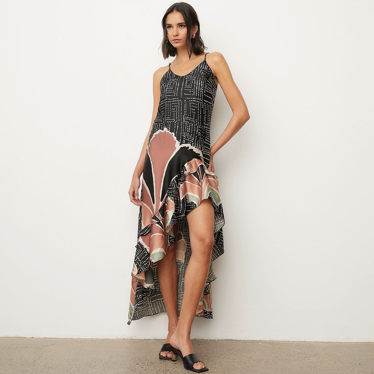 BASEMENT - Vestido Largo Fiesta Mujer Basement Por Fran Larrain