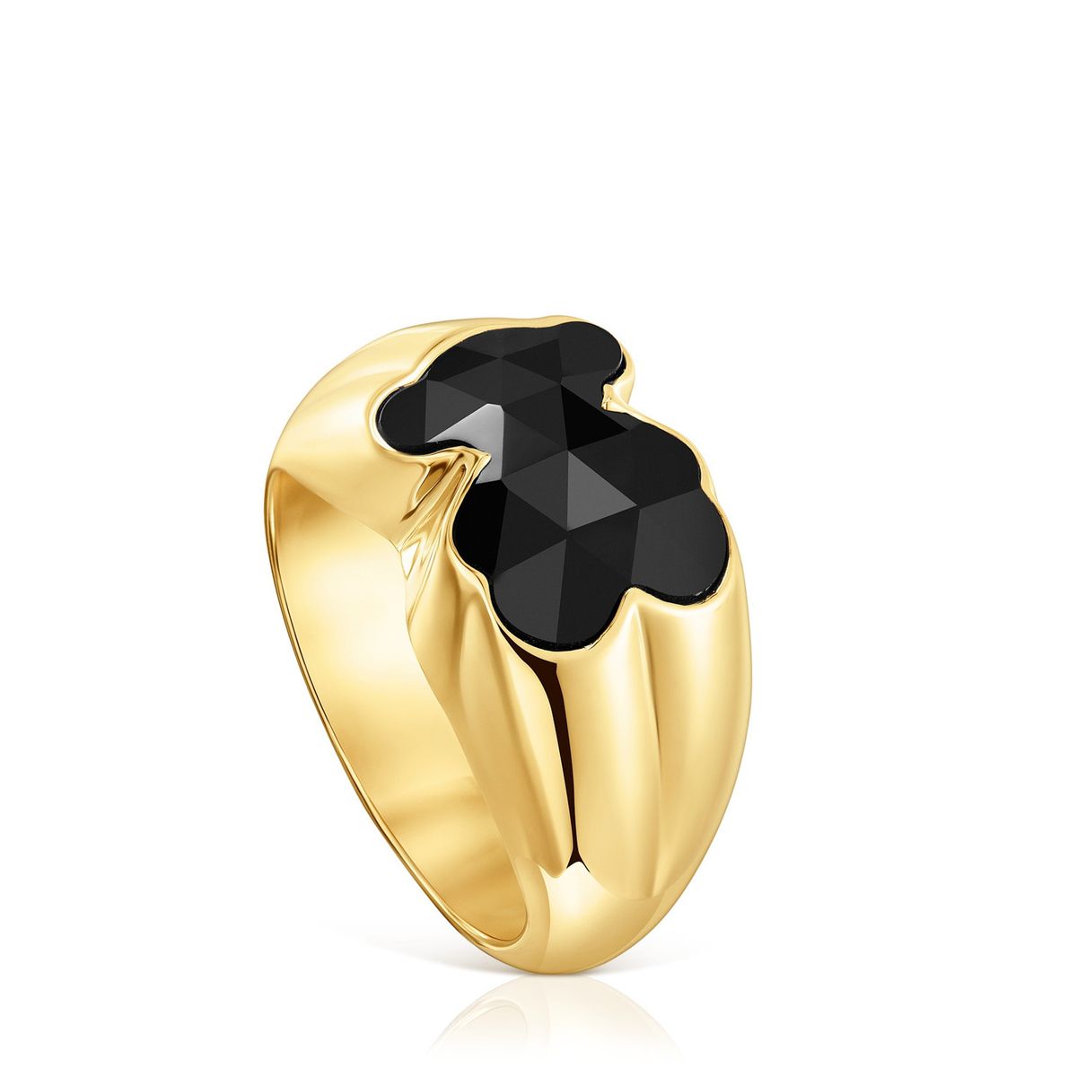 TOUS - Anillo Bañado en Oro Mujer Tous