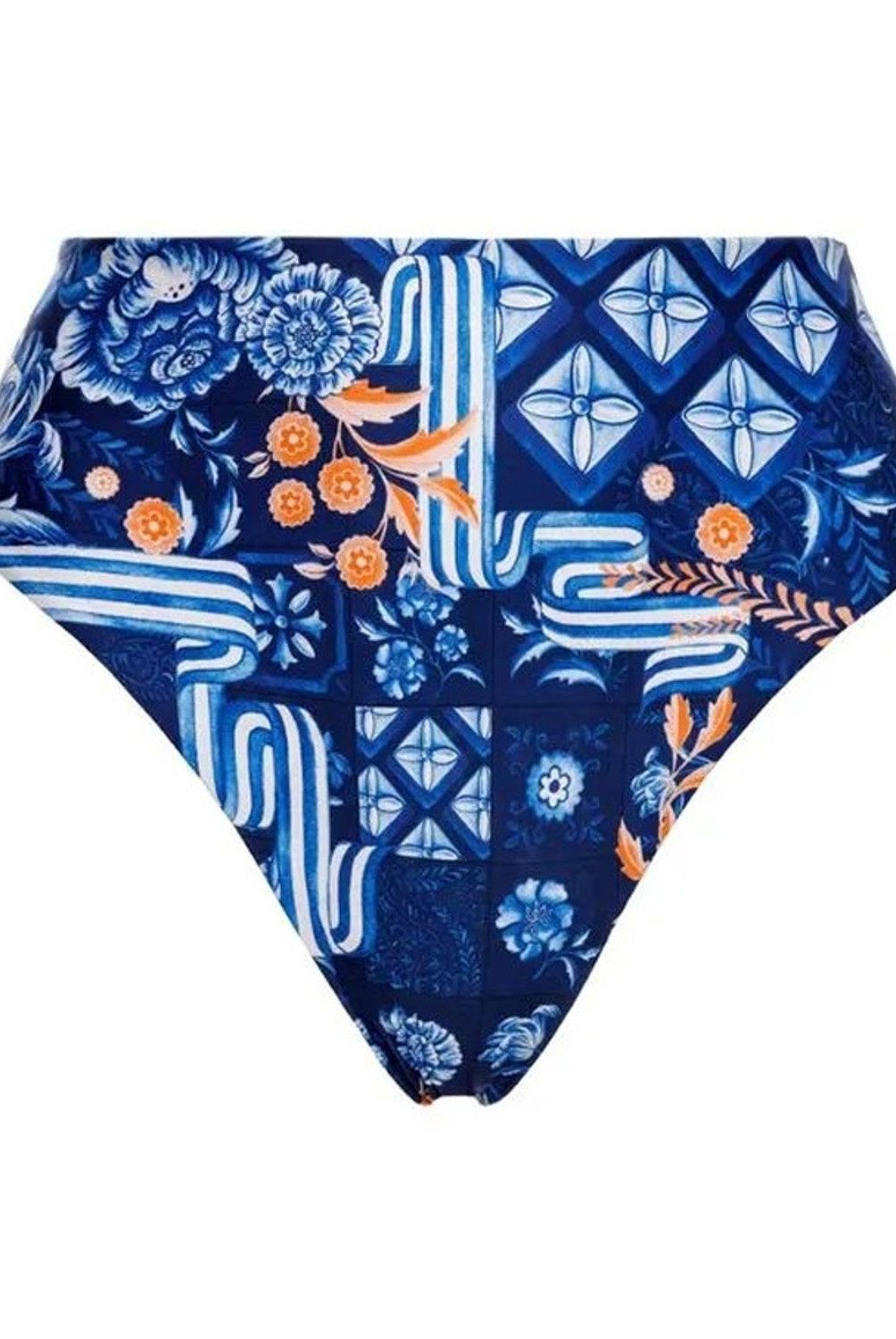 AGUA BENDITA - Bikini Bottom Reversible Mujer Penelope Azure Agua Bendita