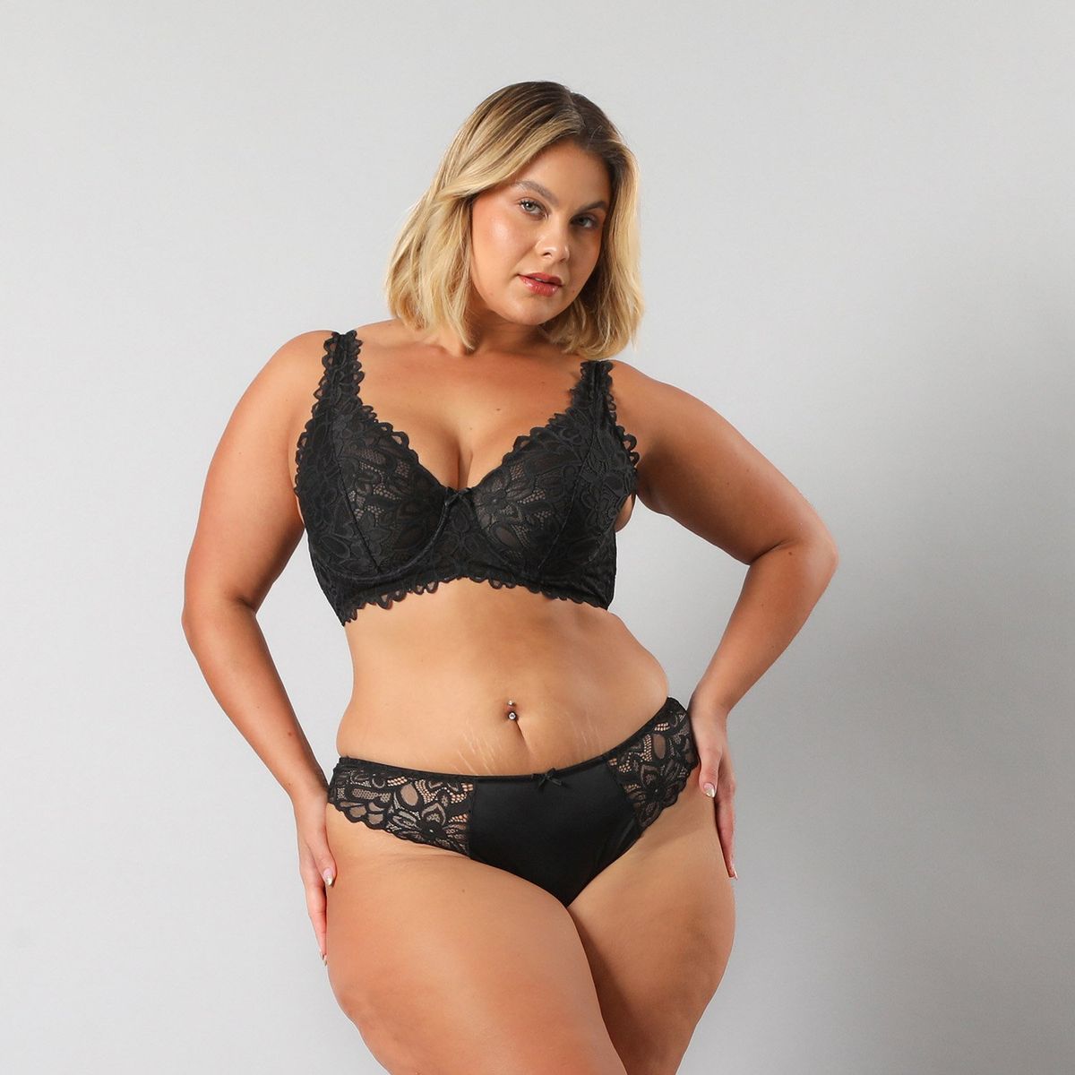 FLORES - Sostén Encaje Mujer Flores