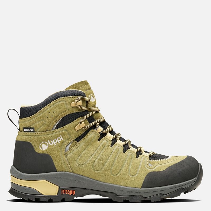 LIPPI - All TerraMid Zapatilla Outdoor Mujer Impermeable Cuero Verde Lippi
