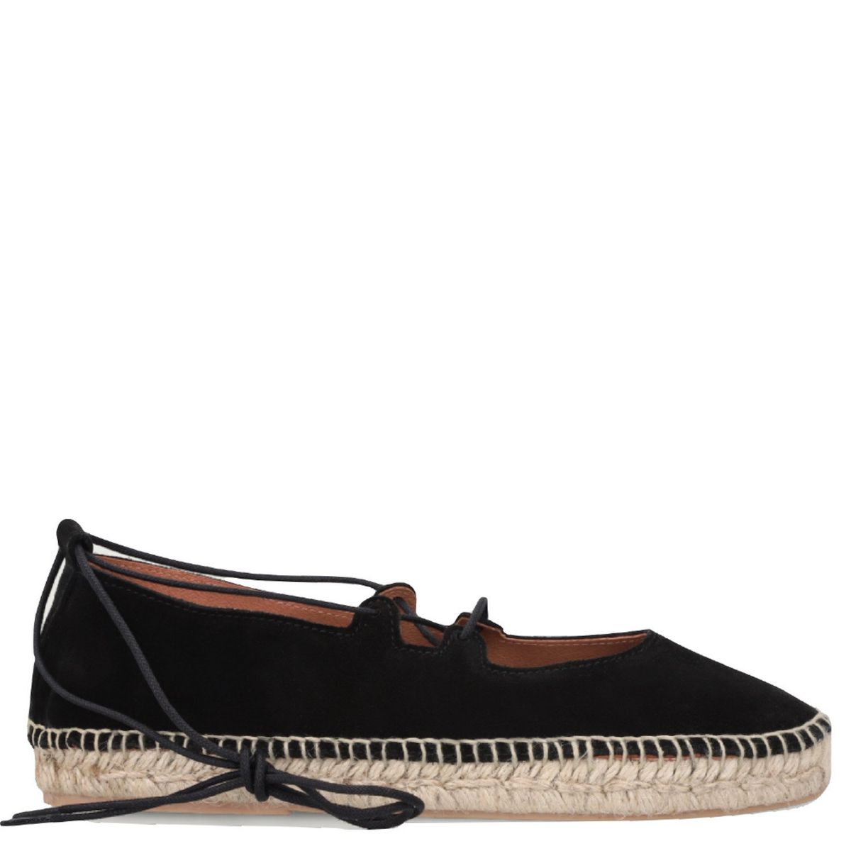 URCO - Alpargata Mujer Cuero Negro Urco