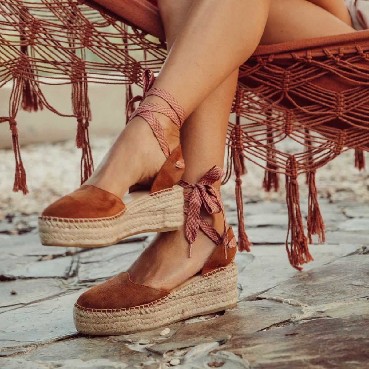 URCO - Puglia Alpargata Mujer Cuero Café Urco Urco