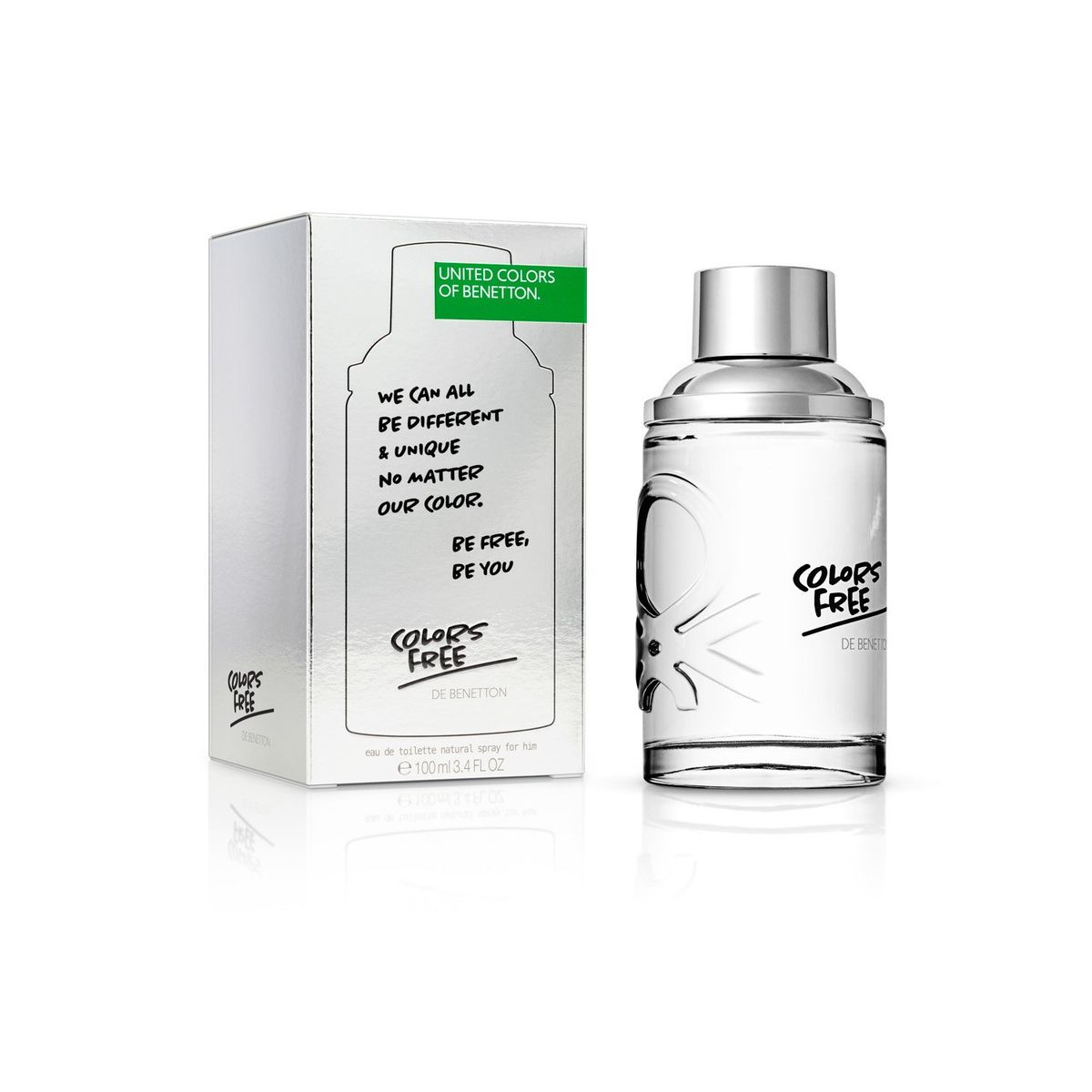 BENETTON - Perfume Hombre Colors Free for Him EDT 100ml Benetton