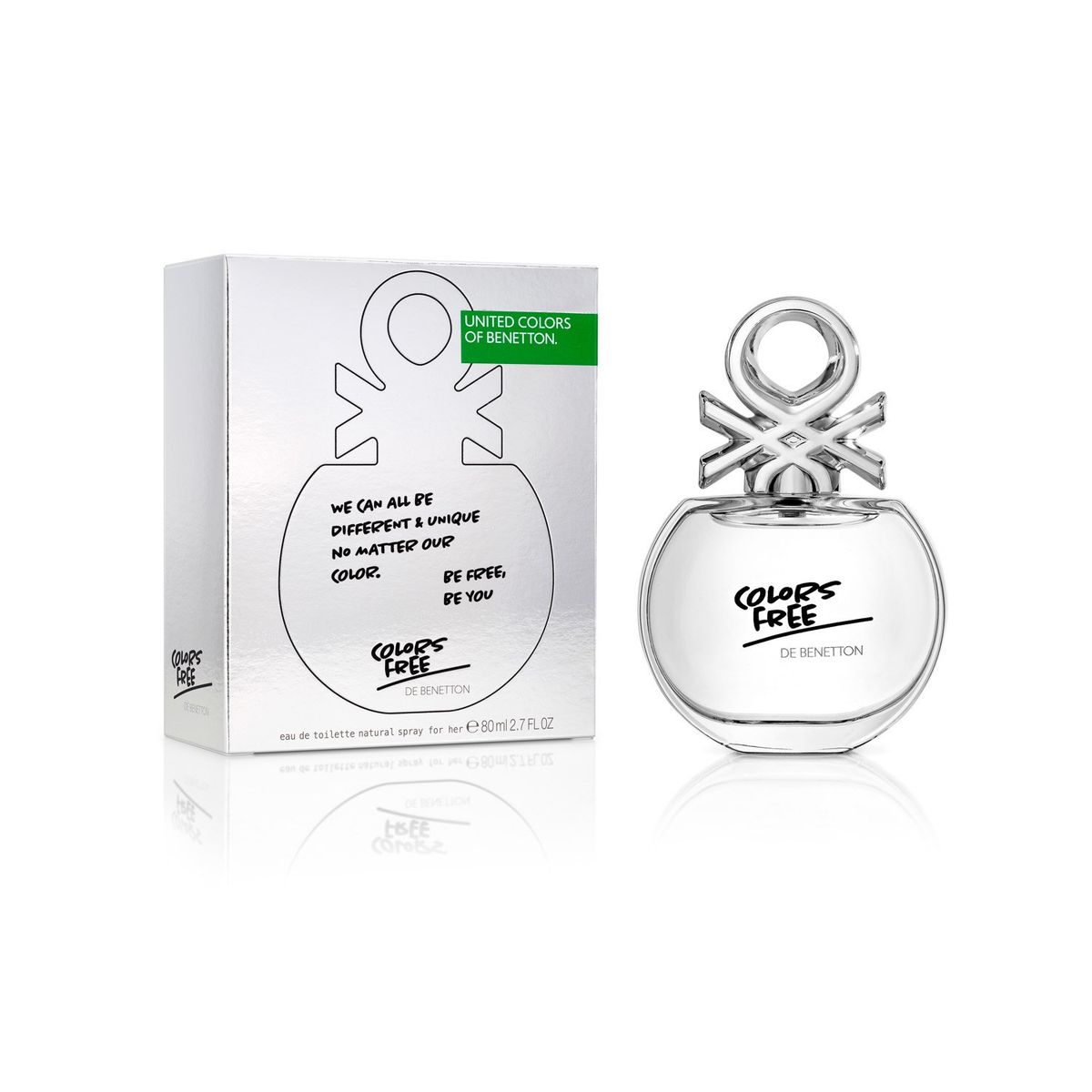 BENETTON - Perfume Mujer Colors Free for Her EDT 80ml Benetton