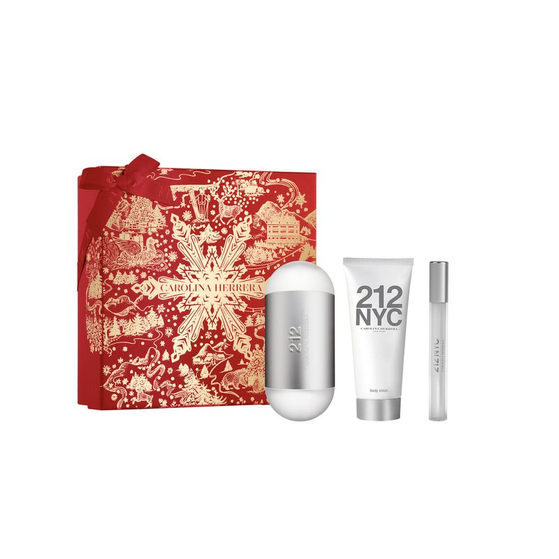 CAROLINA HERRERA - Set Carolina Herrera Mujer 212 NYC Edt 100 ml + 10 ml + Body Lotion 100 ml Carolina Herrera
