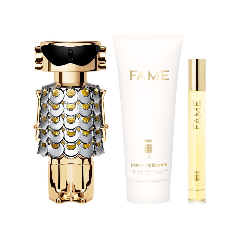 RABANNE - Set Rabanne Mujer Fame Edp 80 ml + 10 ml + Body Lotion 100 ml Paco Rabanne