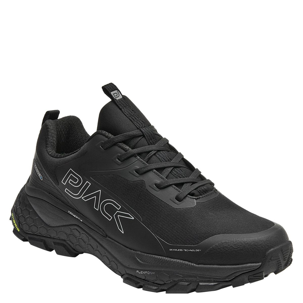 PJACK - Zapatilla Trail Running Hombre Negro Pjack