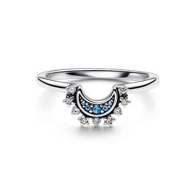 Imagen 2 del producto Anillo Luna Azul Brillante Mujer