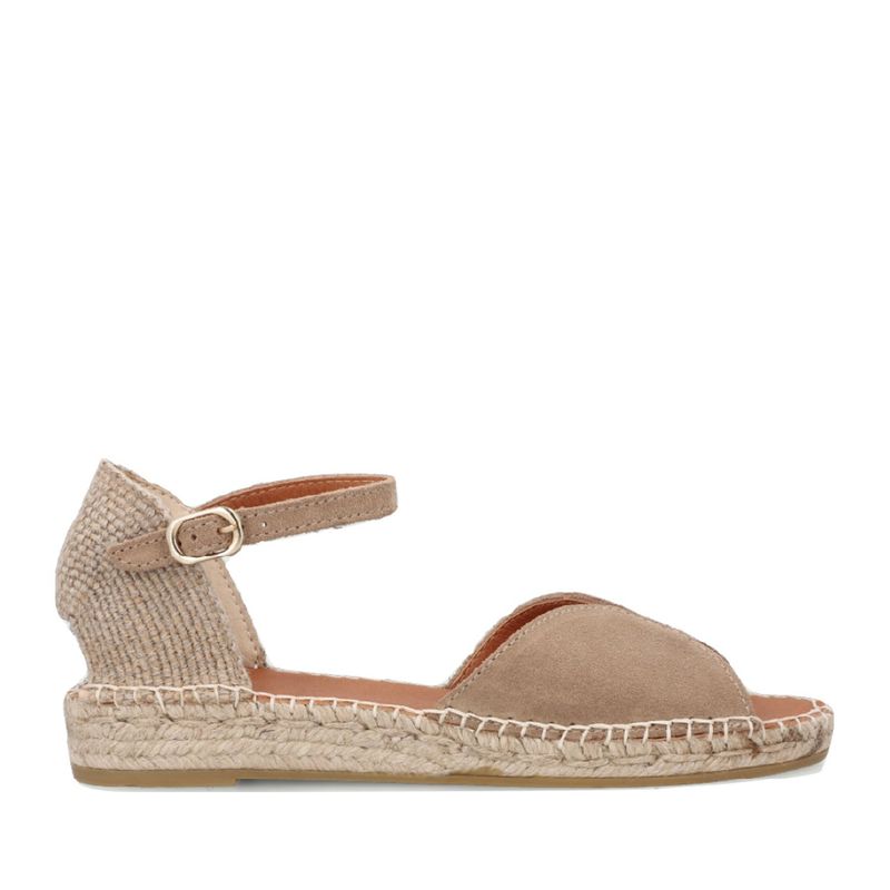 URCO - Sandalia Mujer Cuero Beige/Khaki Urco