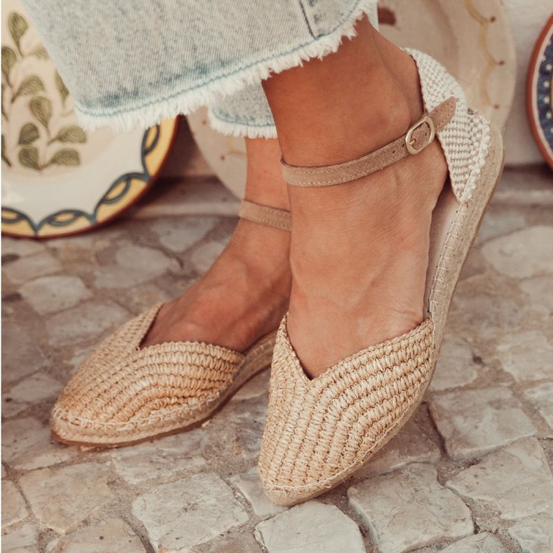 Zapatos Verano Mujer Alpargatas Unisa MAYCO Para Mujer Beige