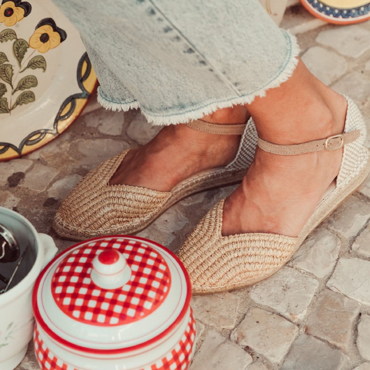 URCO - Alpargata Mujer Beige/Khaki Urco