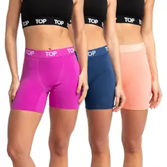 TOP - Pack de 3 Boxer Mujer