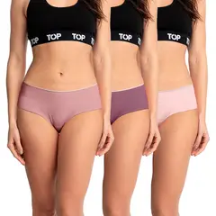 TOP - Pack de 3 Calzones Mujer