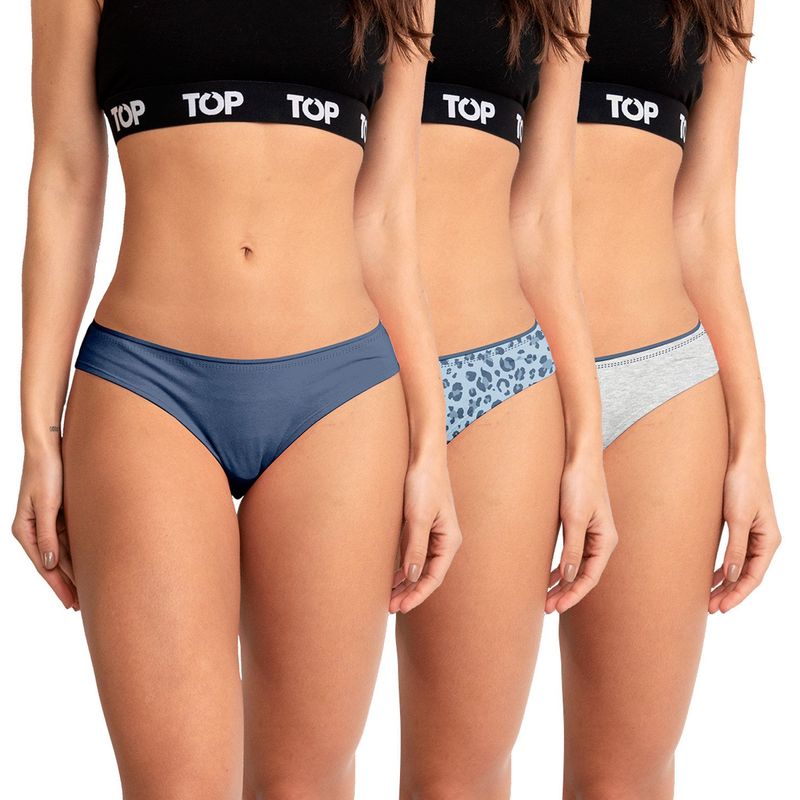 TOP - Pack de 3 Calzones Mujer Top
