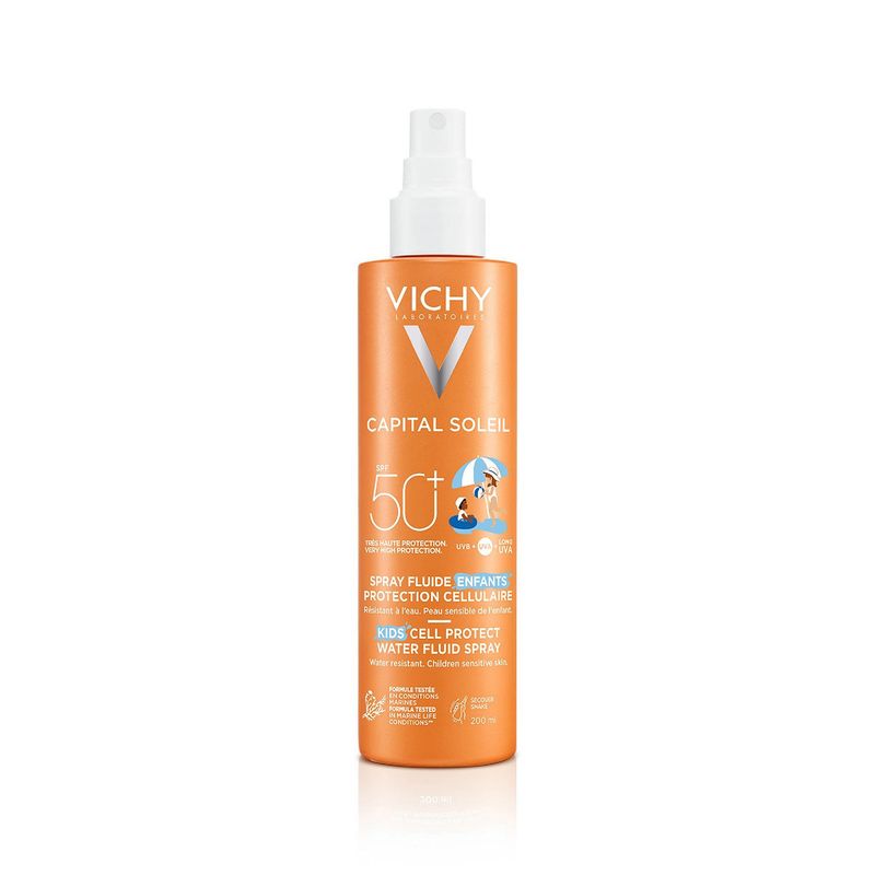 VICHY - Capital Soleil Aceite invisible Cell Protect FPS 50+ 200ml Textura Aceite Vichy