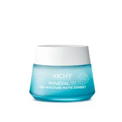 VICHY - Crema Hidratante Minéral 89 Matte Sorbet 50ml Piel Grasa Vivhy