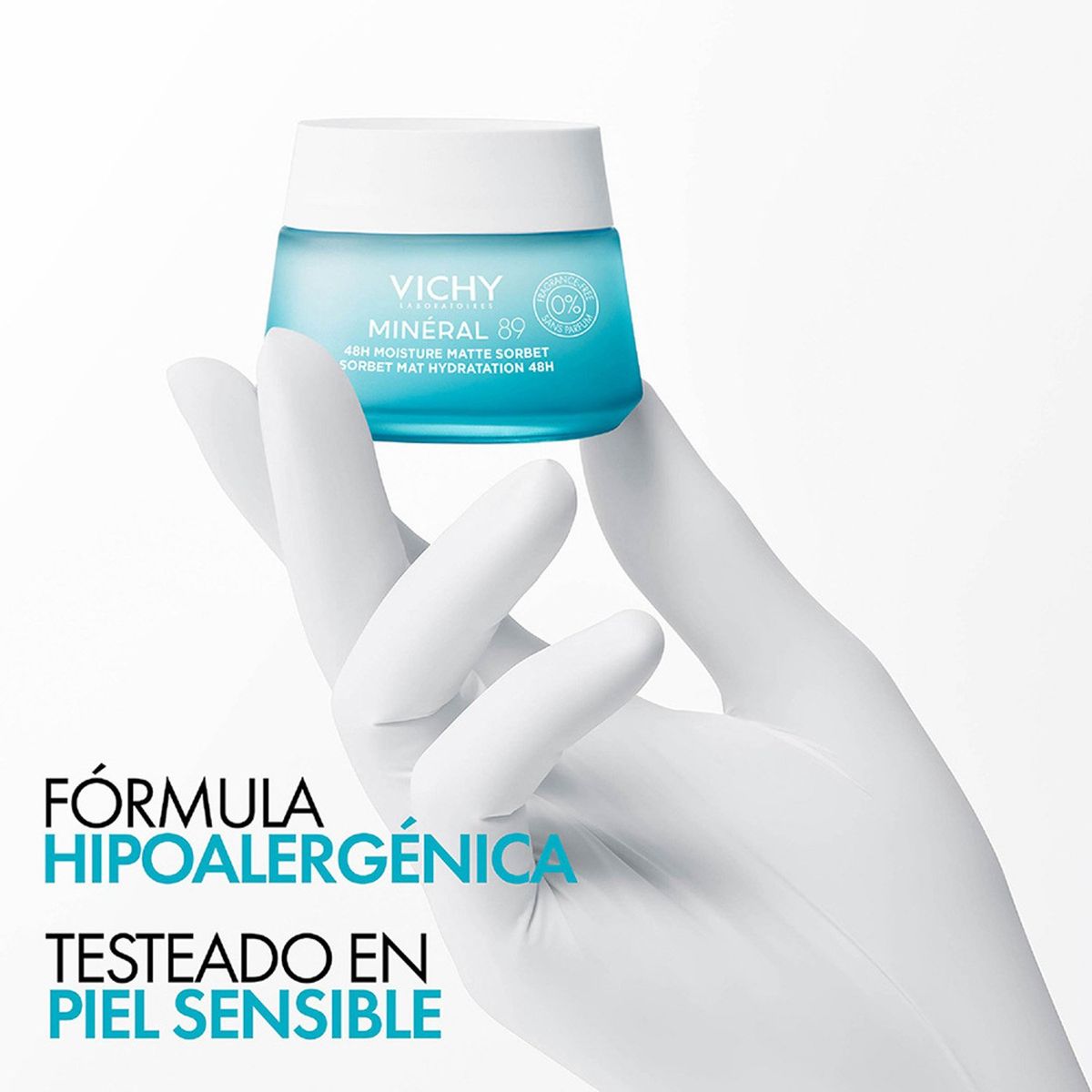 VICHY - Crema Hidratante Minéral 89 Matte Sorbet Hidrante 50 Ml Vichy