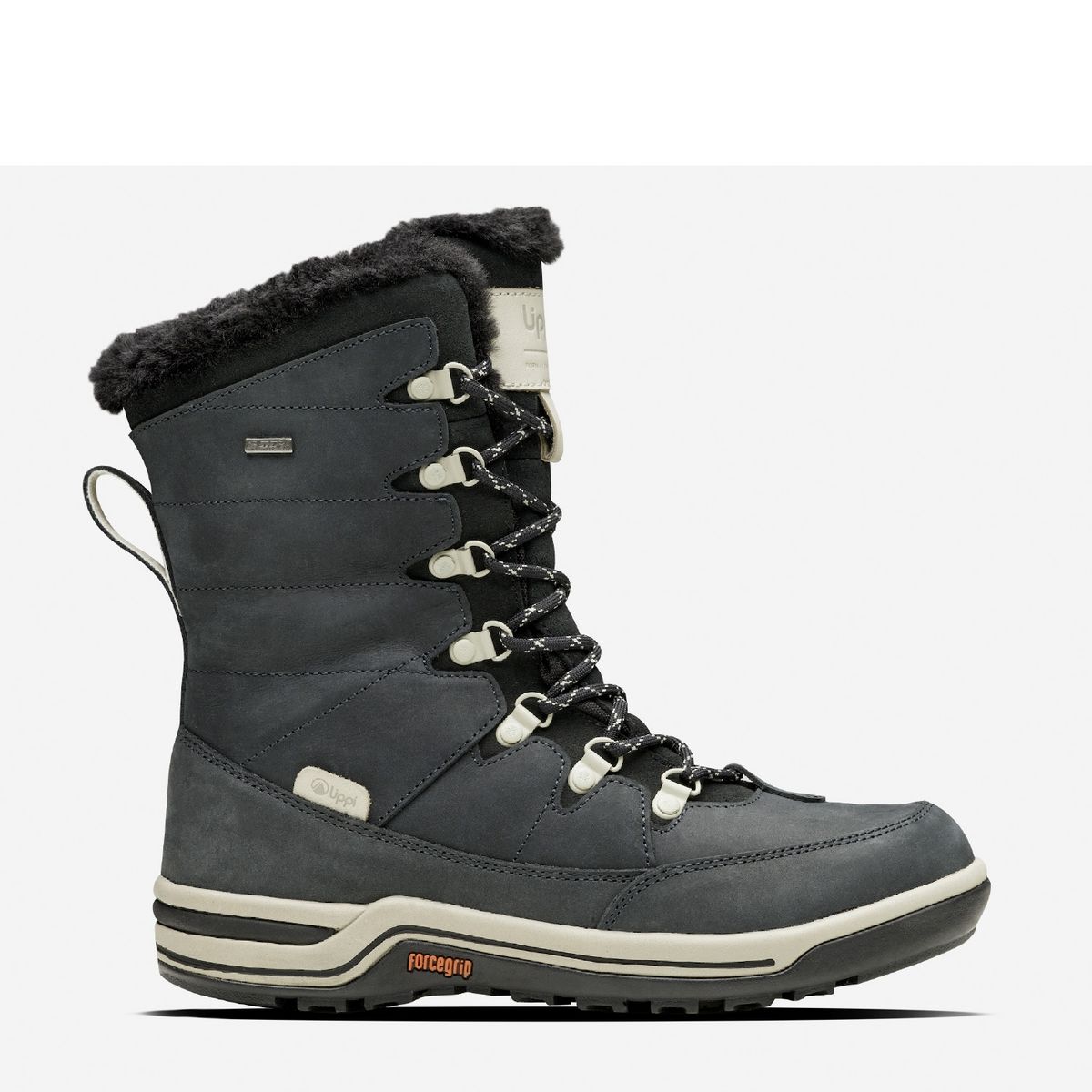 LIPPI - Native II Zapatilla Outdoor y Trekking Mujer Impermeable Cuero Negro Lippi