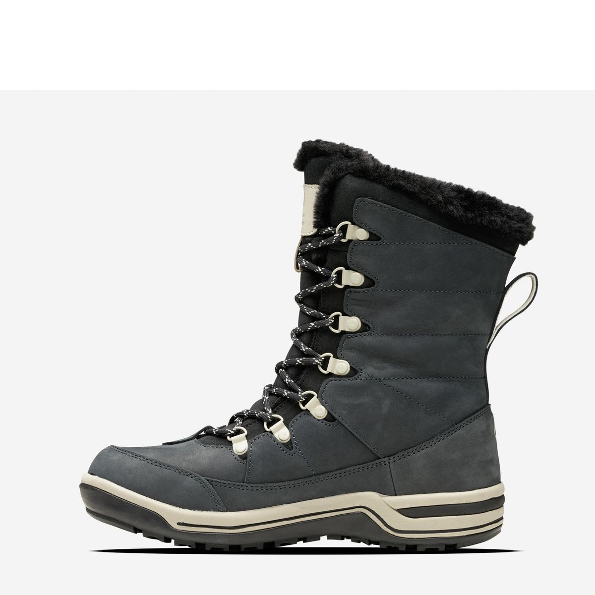 LIPPI - Native II Zapatilla Outdoor y Trekking Mujer Impermeable Cuero Negro Lippi