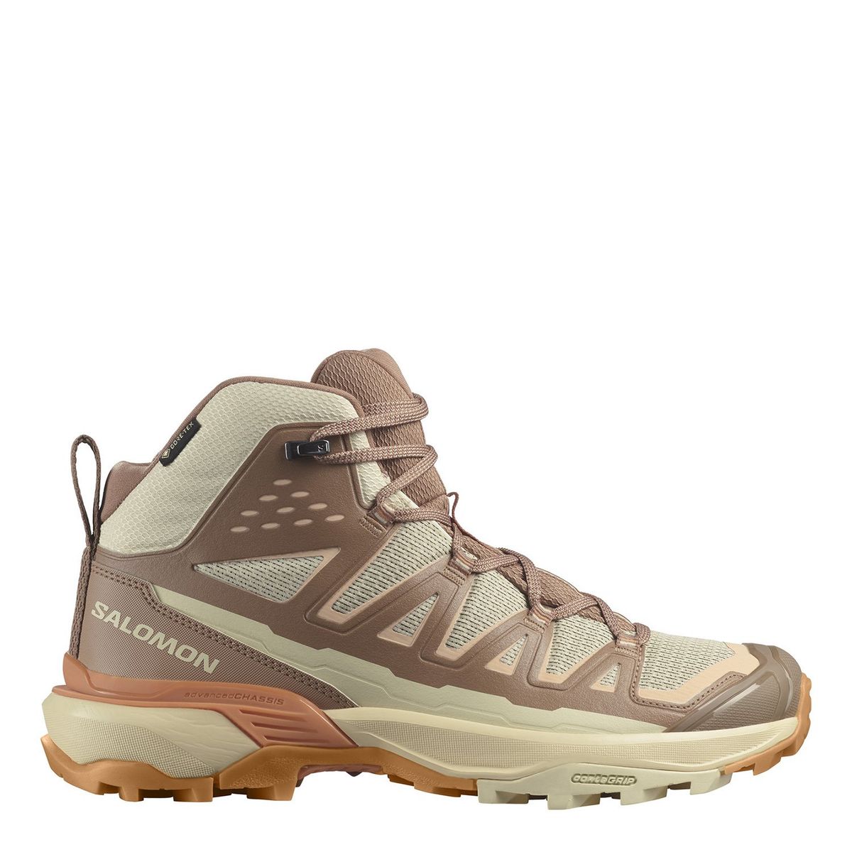 SALOMON - X Ultra 360 Edge Mid Gtx Zapatilla Outdoor Mujer Beige Salomon