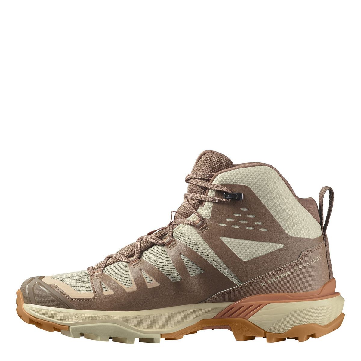 SALOMON - X Ultra 360 Edge Mid Gtx Zapatilla Outdoor Mujer Beige Salomon