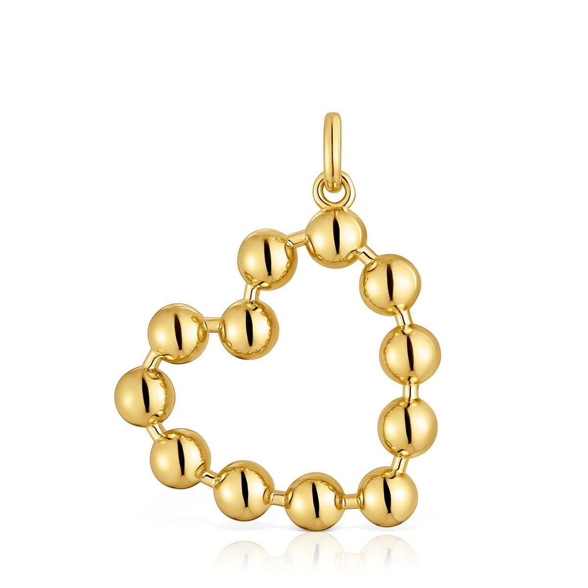 TOUS - Colgante Corazón Con Baño De Oro 18 Kt Sobre Plata Sugar Party