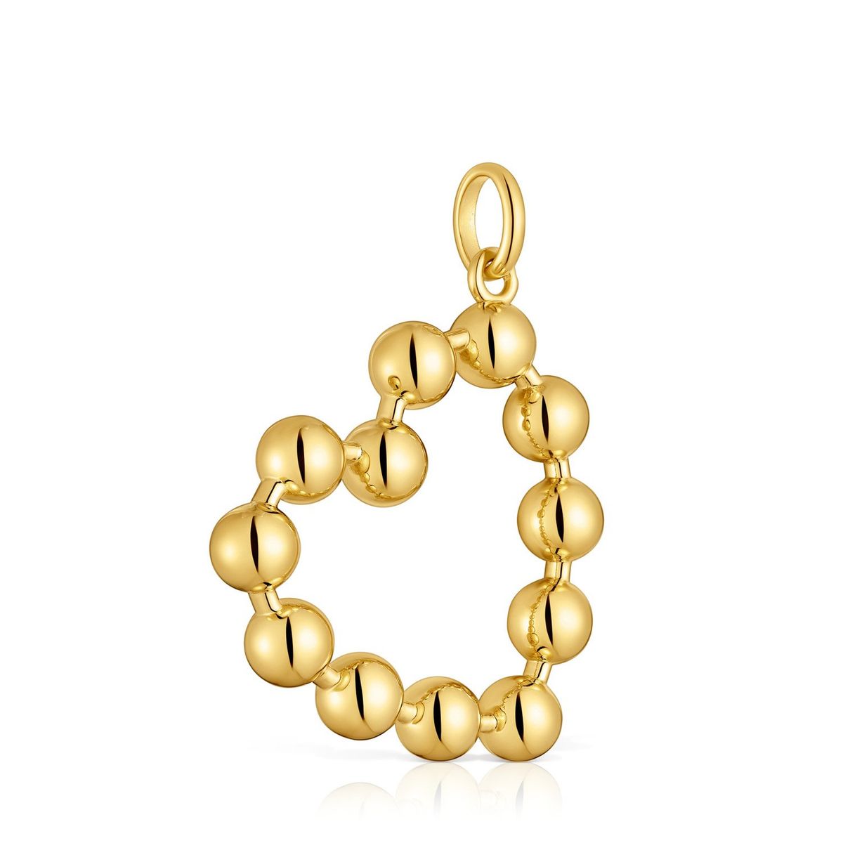 TOUS - Colgante Corazón Con Baño De Oro 18 Kt Sobre Plata Sugar Party