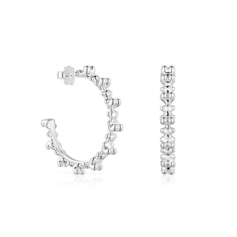 TOUS - Aros De Plata Mujer Tous
