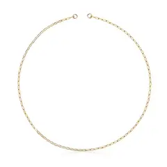 TOUS - Collar Corto Con Baño De Oro 18 Kt Sobre Plata Hold Oval