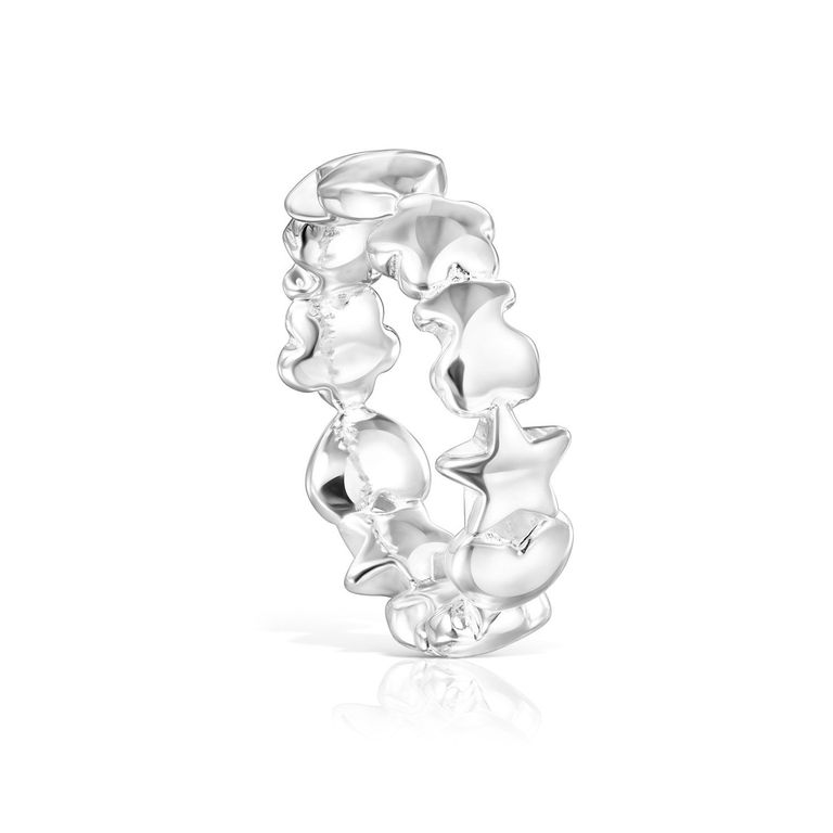 Yara Tous Anillo TOUS Plata De Ley 925 Colección Carrusel