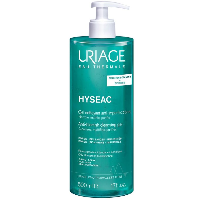 URIAGE - Gel Limpiador Purificante Hyséac 500Ml Uriage