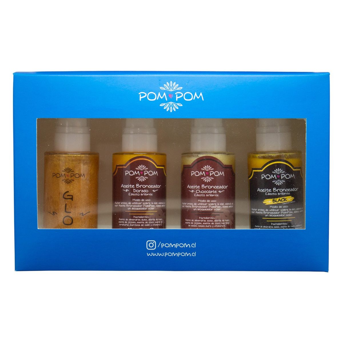 POMPOM - Caja Bronceadores Travel Pompom