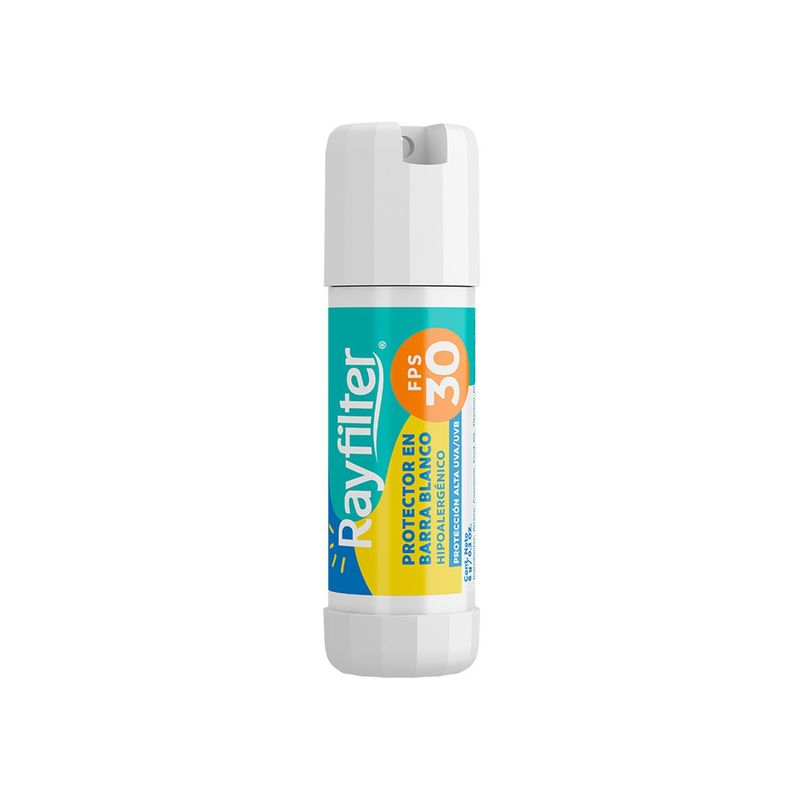 RAYFILTER - Barra Spf 30 Blanco 6G Rayfilter