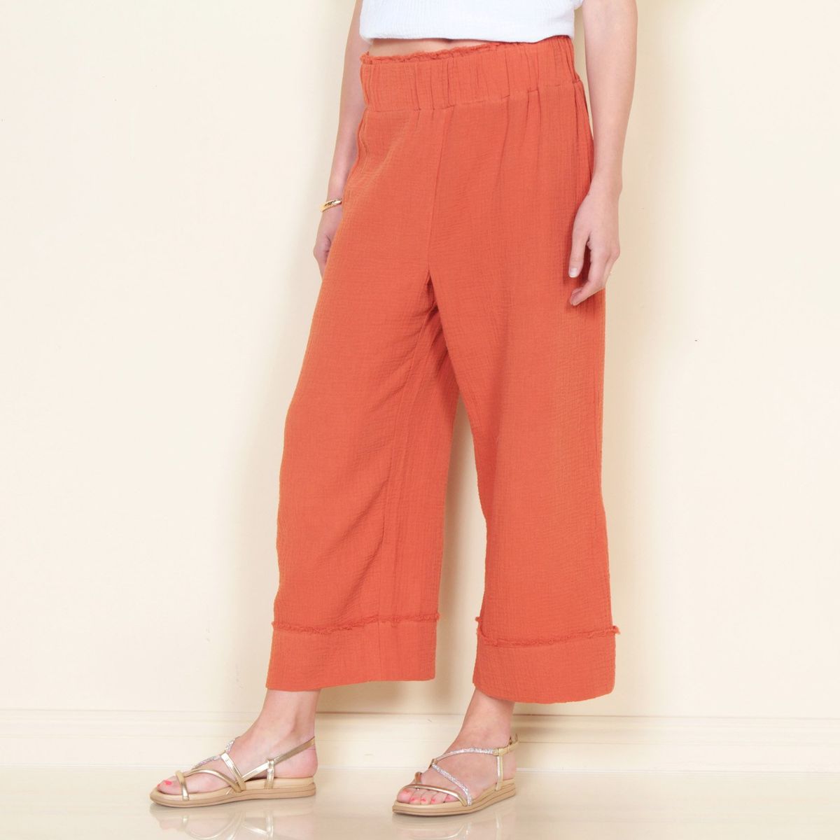 WADOS - Pantalón Regular Tiro Alto Mujer Wados