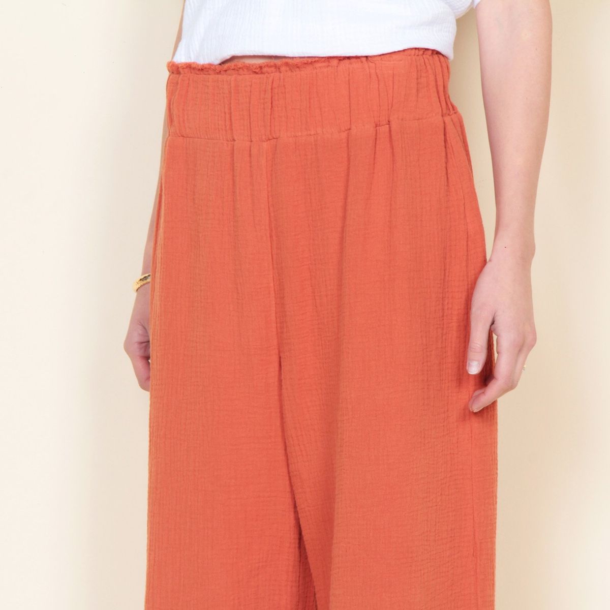 WADOS - Pantalón Regular Tiro Alto Mujer Wados