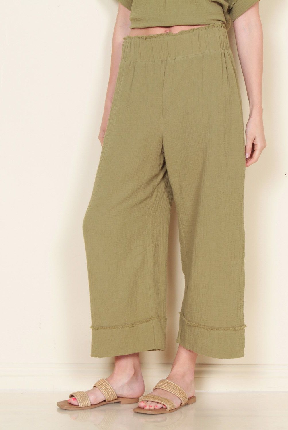 WADOS - Pantalón Regular Tiro Alto Mujer Wados