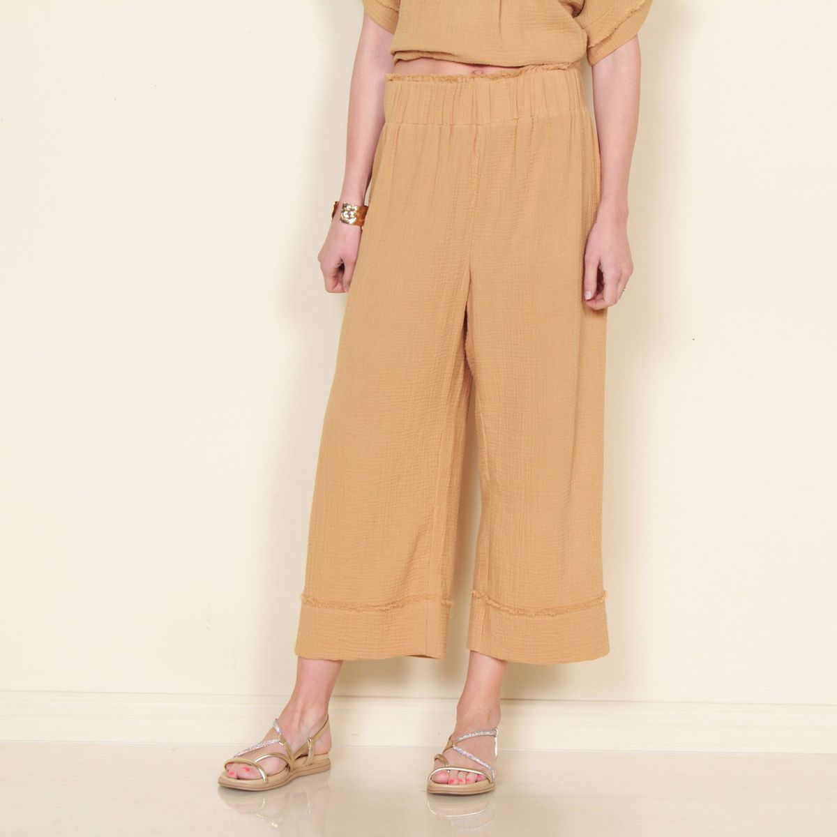 WADOS - Pantalón Regular Tiro Alto Mujer Wados