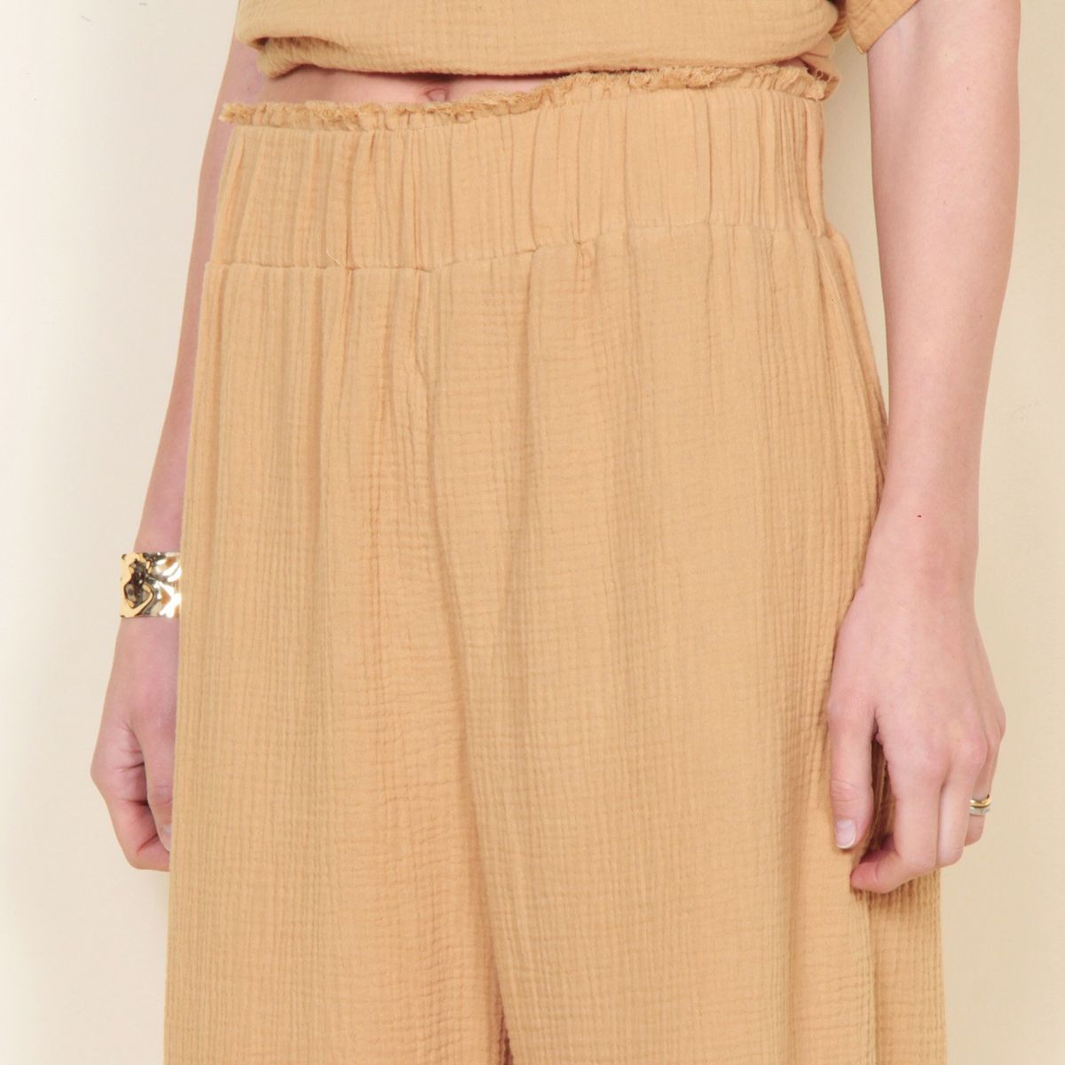 WADOS - Pantalón Regular Tiro Alto Mujer Wados