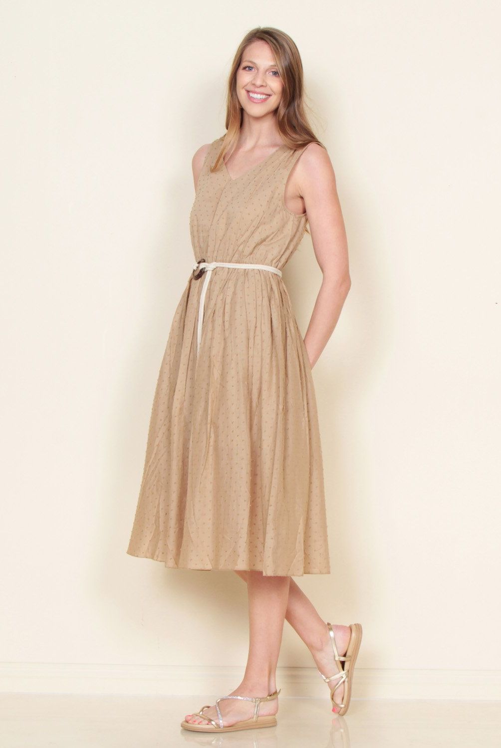 WADOS - Vestido Midi Algodón Mujer Wados