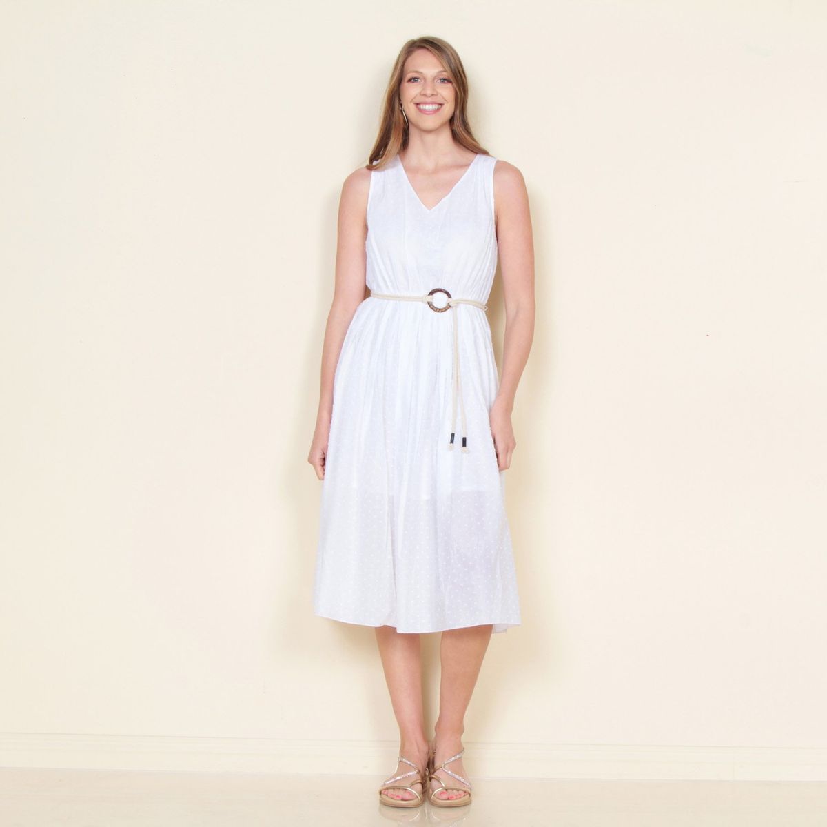 WADOS - Vestido Midi Algodón Mujer Wados