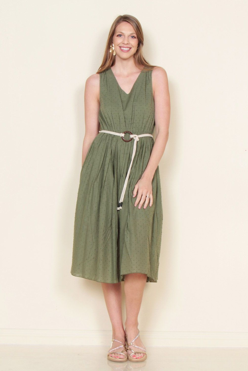 WADOS - Vestido Midi Algodón Mujer Wados