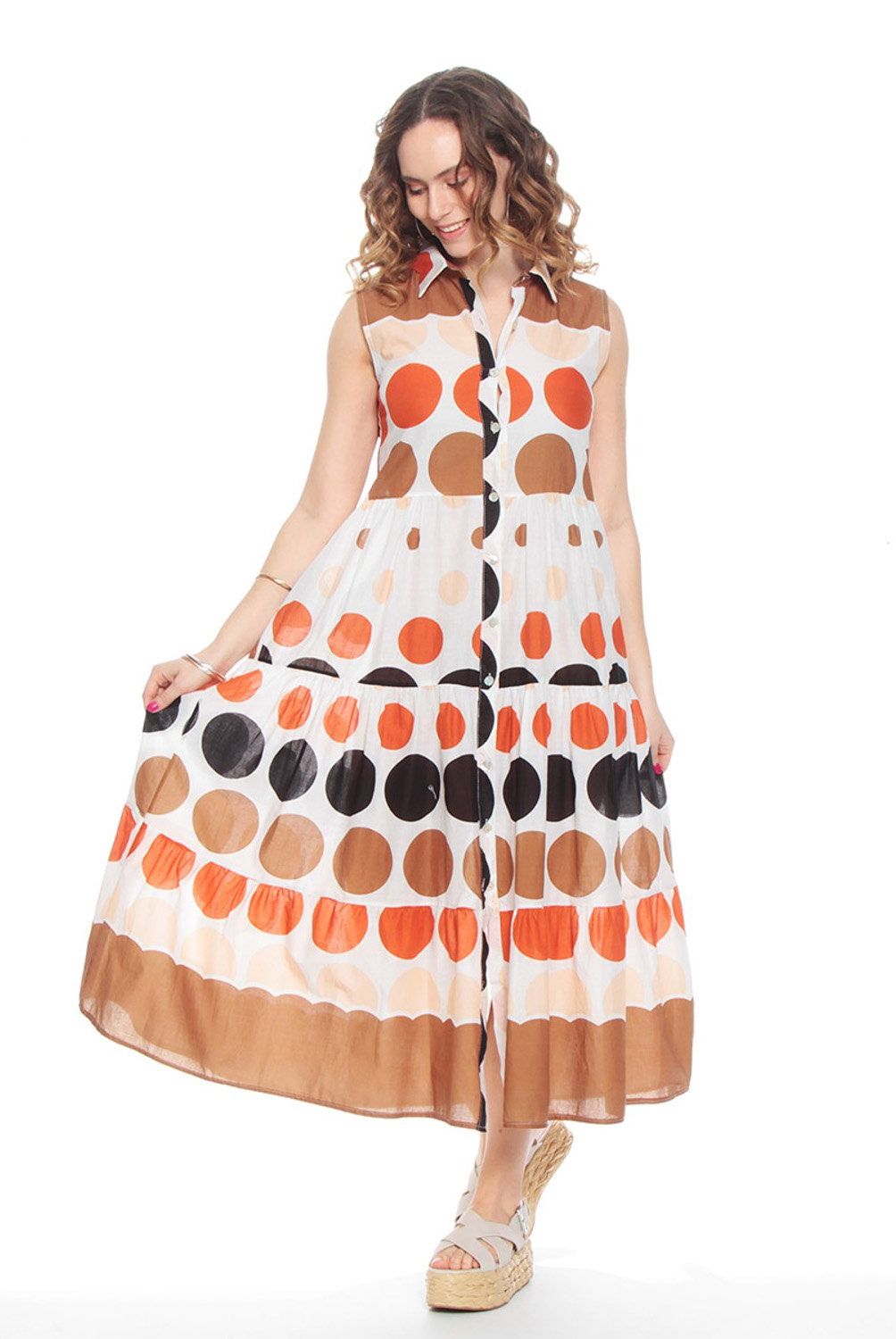 WADOS - Vestido Largo Algodón Mujer Wados