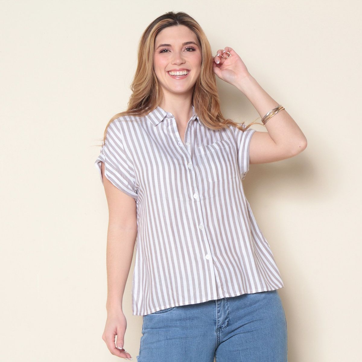 WADOS - Blusa Manga Corta Mujer Wados