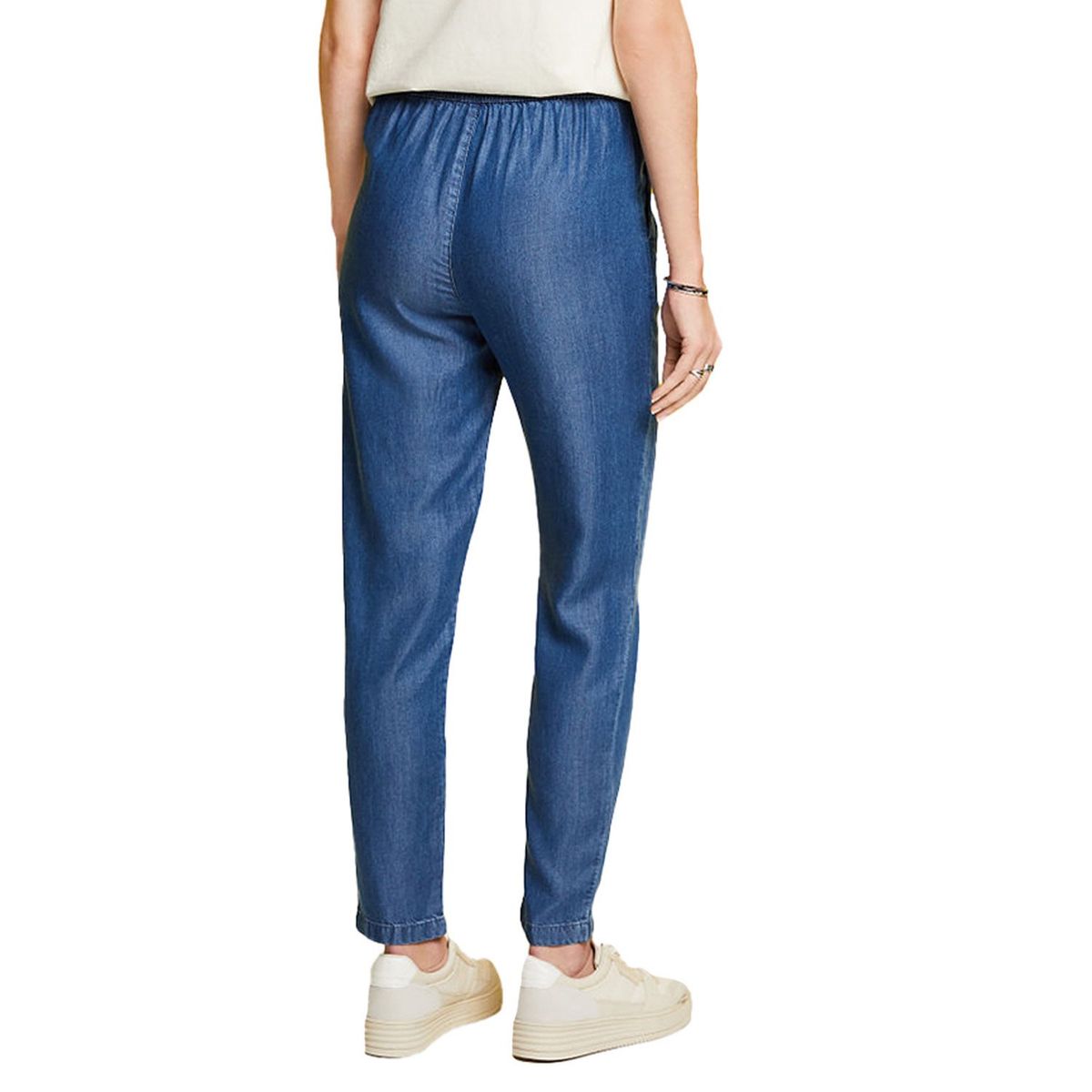 ESPRIT - Pantalón Slim Tiro Alto Mujer Esprit