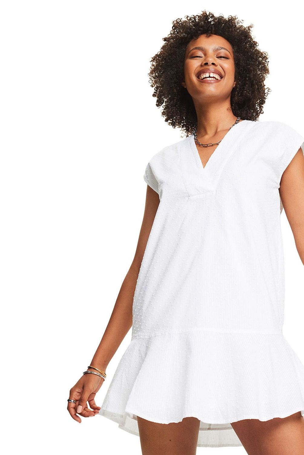 ESPRIT - Vestido Largo Algodón Mujer Esprit