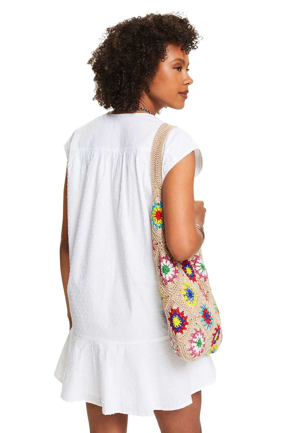 ESPRIT - Vestido Largo Algodón Mujer Esprit